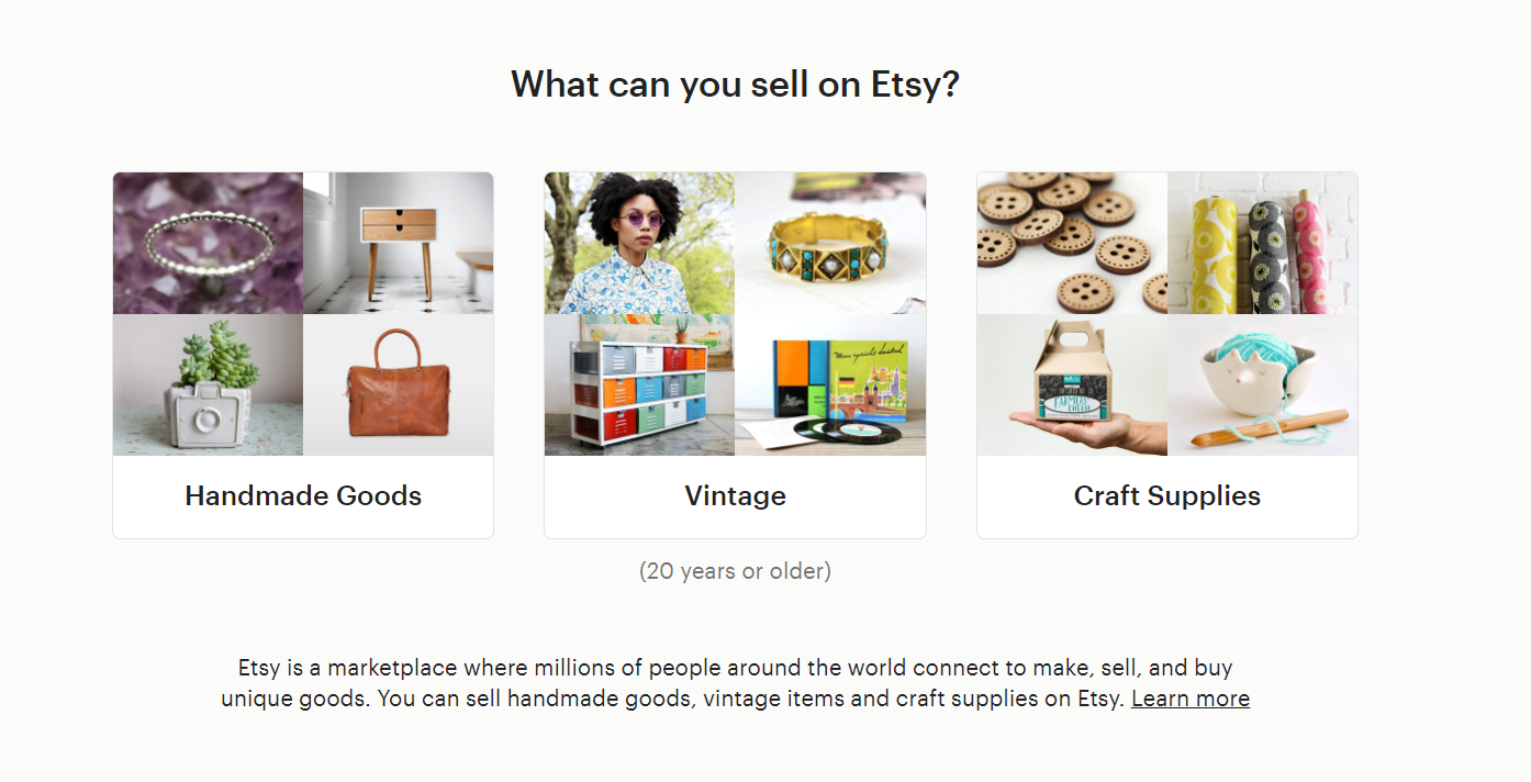 what can you sell on Etsy