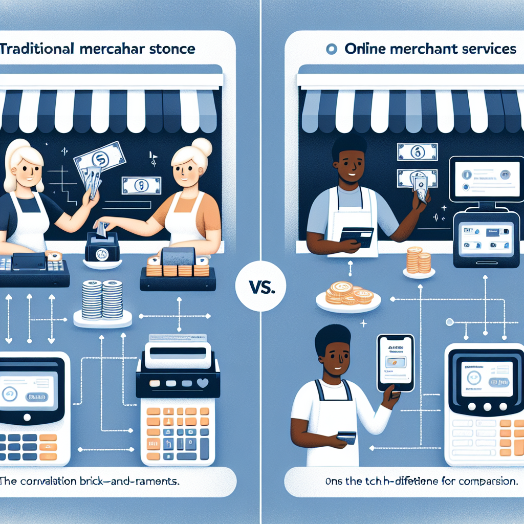 Comparing Traditional and Online Merchant Services